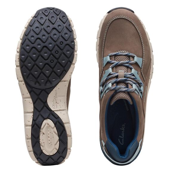 NWT Clarks Wave Range AP Taupe Combi Shoes - Men's, 8 M - Picture 2 of 5